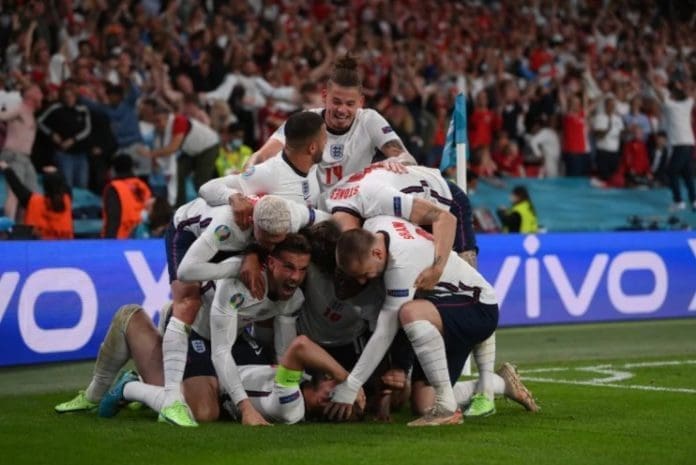 Inglaterra na final da Euro 2020 Inglaterra na final da Euro 2020