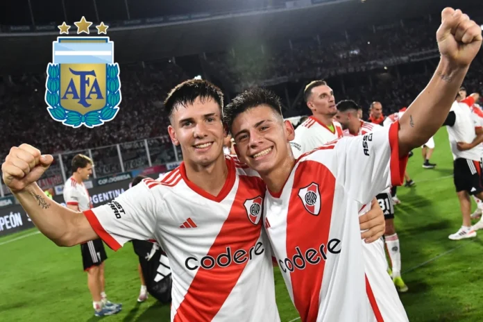 francisco mastantuono e claudio echeverri jois do river