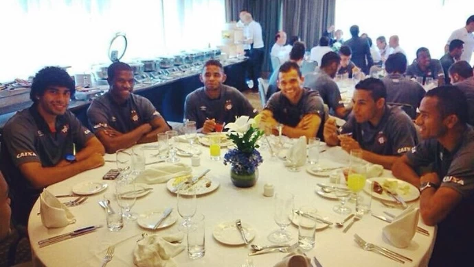concentracao do athletico paranaense Concentração dos jogadores